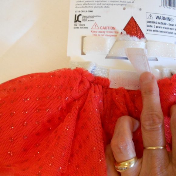 Christmas Infant Fancy TuTu Set 2 pc Girl 0-3 mth - Picture 4 of 6